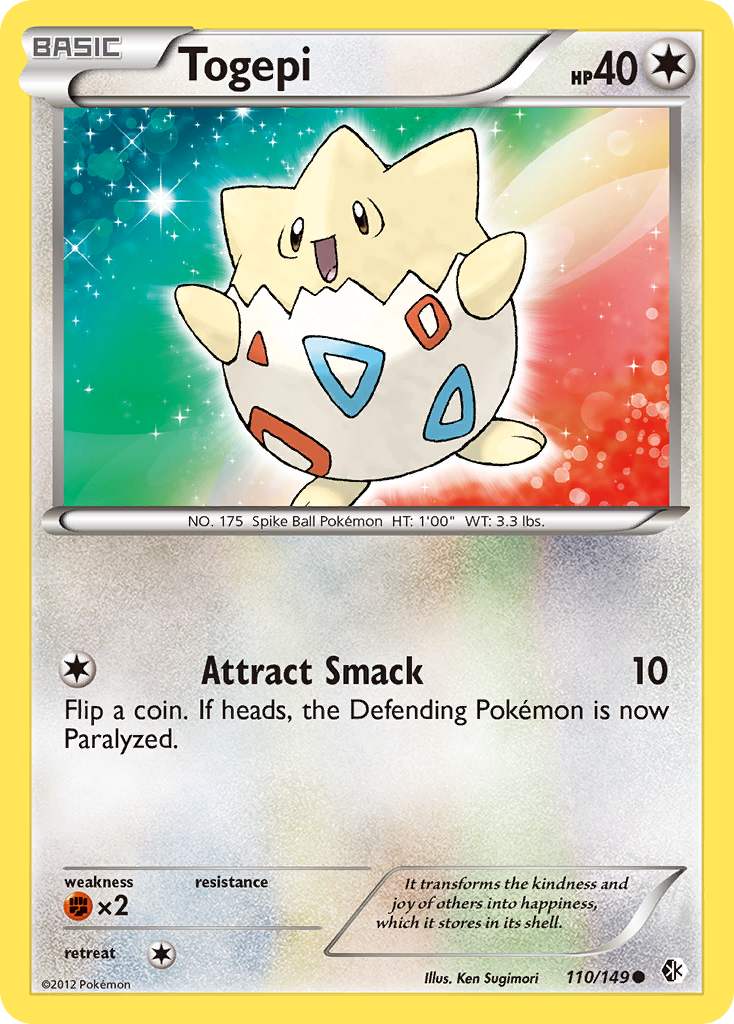Boundaries Crossed Togepi #110/149